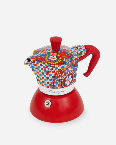 Medium Bialetti Dolce&Gabbana induction coffee maker from the MoMA collection