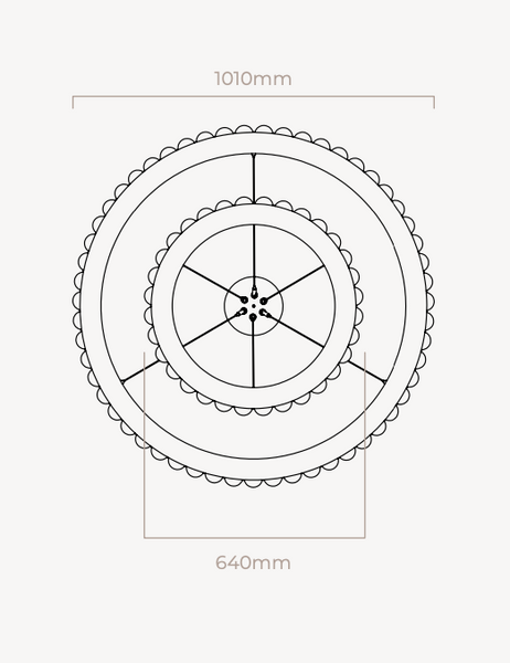 Żyrandol Avalon Halo marki CTO Lighting