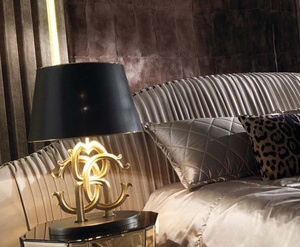 Roberto Cavali Home Interiors Logo table lamp