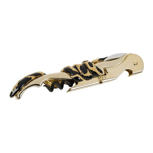 Korkociąg do wina Roberto Cavalli Home Snake (Black)