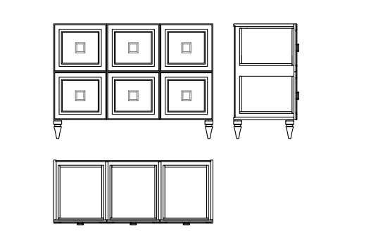 Perry sideboard by Gianfranco Ferré Home