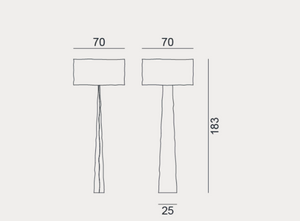 Pajama 94 Tyvek® floor lamp by Gervasoni 1882