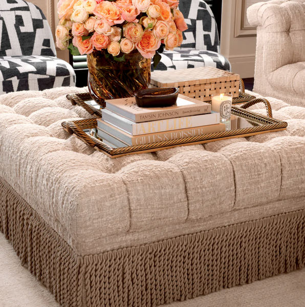 Dorantes ottoman by Eichholtz