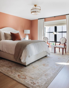 Plafon Lorford Medium Semi-Flush projektu Chapman & Myers