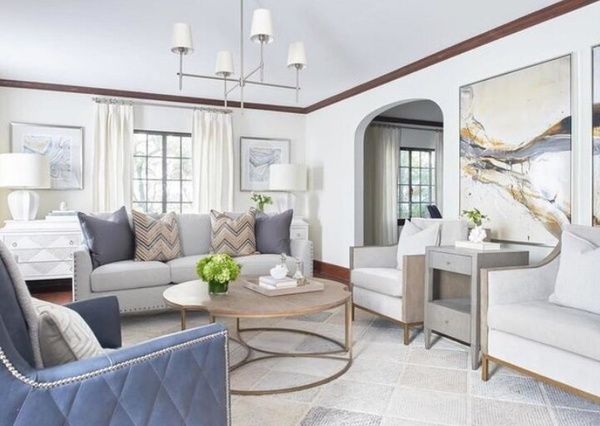 Thomas O'Brien Bryant Large chandelier by Visual Comfort