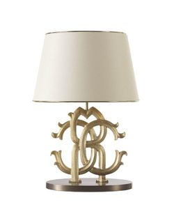 Roberto Cavali Home Interiors Logo table lamp