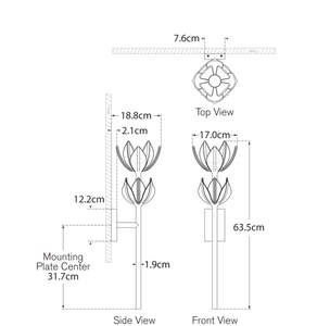 Kinkiet Alberto Large Two Tier projektu Julie Neill 