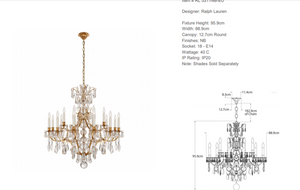 Ralph Lauren Home Antoinette Medium Chandelier