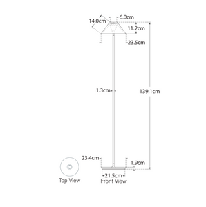Blaze 55’ floor lamp by Waterford