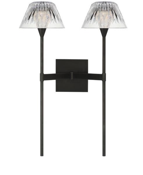 Blaze 19’ double wall lamp by Waterford