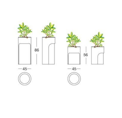 Harper Cachepot garden planter by Longhi