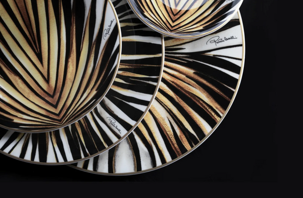 Waza do zupy Roberto Cavalli Home, z kolekcji Ray of Gold