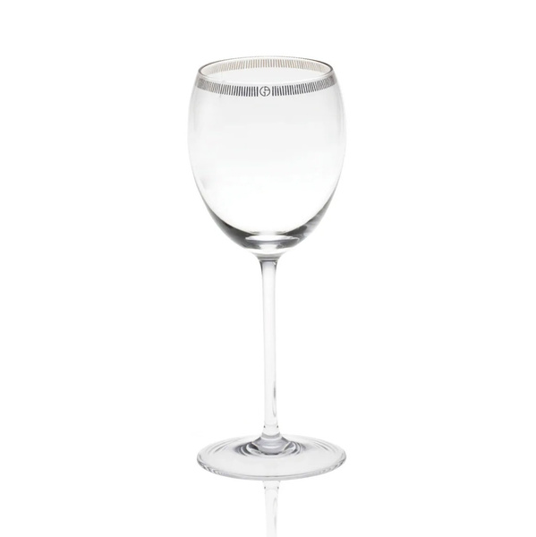 Armani Casa wine glass, from the Dvorak collection