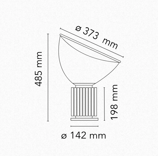 Lampa stołowa Taccia Small marki Flos