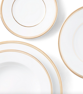Talerz porcelanowy do zupy Ralph Lauren Home, z kolekcji Wilshire