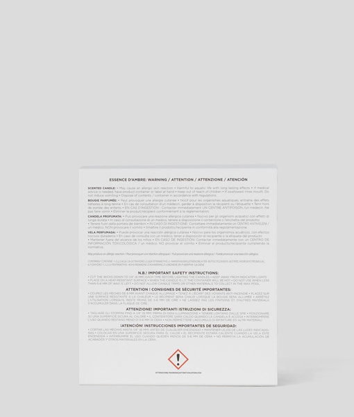 Karl Lagerfeld Essence D'Ambre scented candle