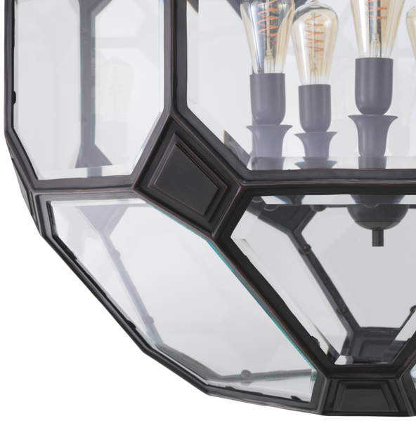 Olympia L chandelier by Eichholtz