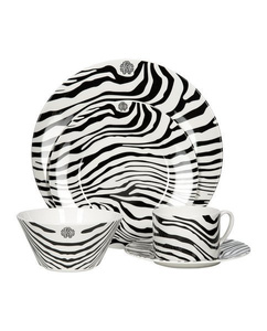 Roberto Cavalli Home platter, from the Zebrage collection