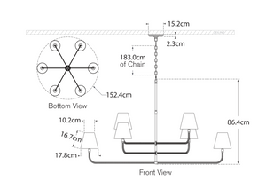 Basden Grande Chapman & Myers chandelier