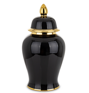 Waza ceramiczna Black Gold Elegance