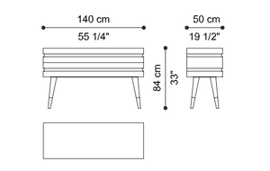 Komoda Sean marki Gianfranco Ferré Home