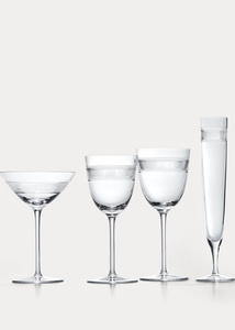 Ralph Lauren Home crystal wine glass, from the Langley collection