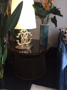 Roberto Cavali Home Interiors Logo table lamp