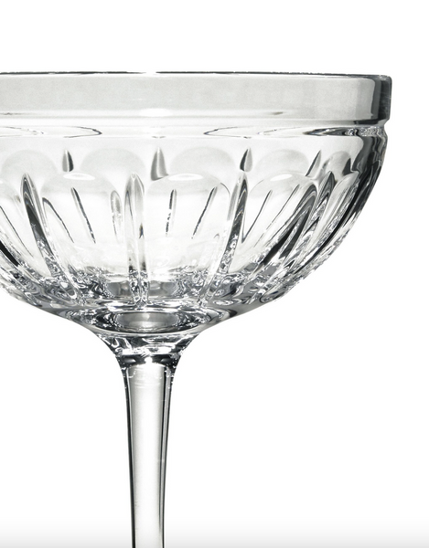 Ralph Lauren Home crystal champagne coupe, from the Coraline collection