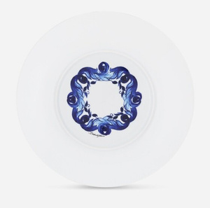 Dolce&Gabbana porcelain serving plate, Blu Mediterraneo