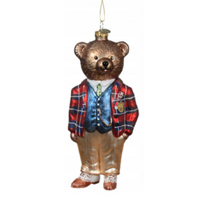 Christmas decoration - Teddy bear in a jacket
