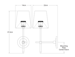 Thomas O'Brien Bryant wall lamp 