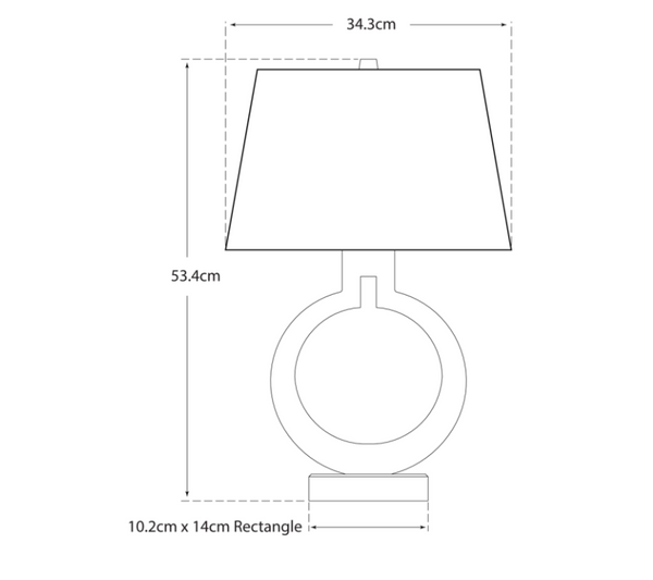 The E.F. Chapman Ring table lamp