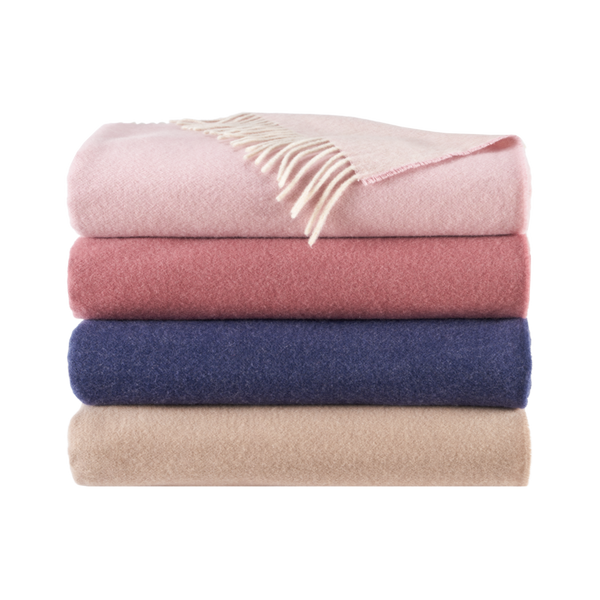 Yves Delorme Allegria wool blanket (Marine)