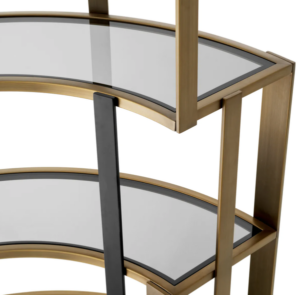 Clio Corner bookcase by Eichholtz