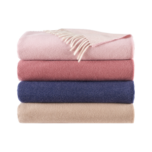  Yves Delorme Allegria wool blanket (Marine)