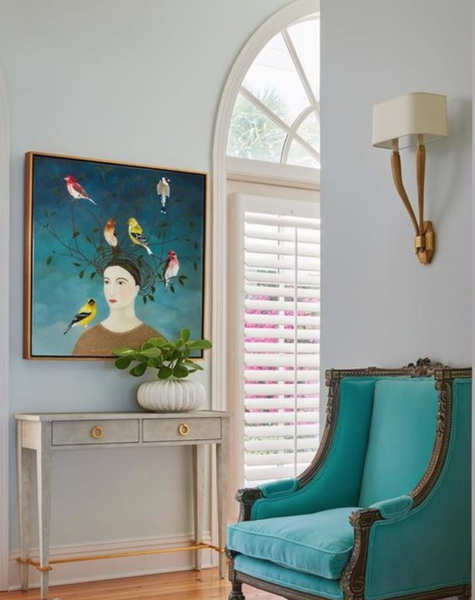 Ruhlmann Double wall lamp by E.F. Chapman