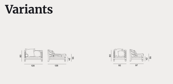 Jeko 05 armchair by Gervasoni 1882