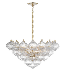 Caselli 36" chandelier designed by Julie Neill