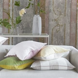 Designers Guild Brera Gessato Natural decorative pillow