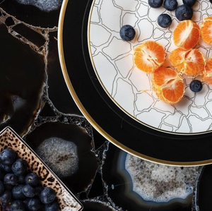 Talerz deserowy Roberto Cavalli Home, z kolekcji Giraffa