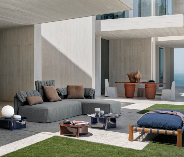 Guna 02 garden bench by Gervasoni 1882