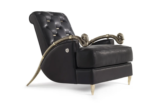 Snake armchair by Roberto Cavalli Home