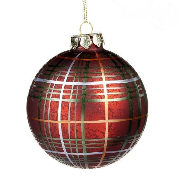 Christmas bauble in red color