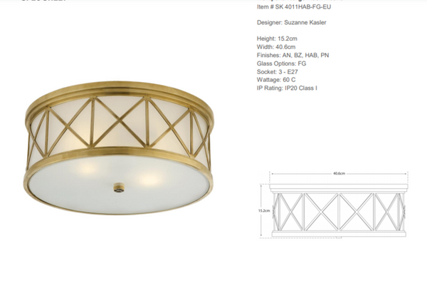 Plafond Suzanne Kasler Montpelier Large