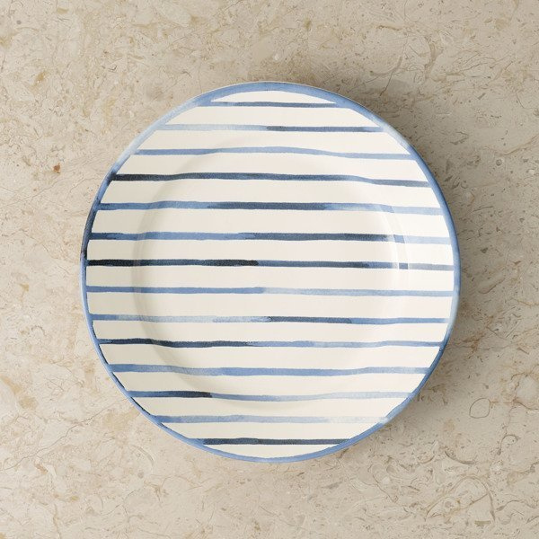 Ralph Lauren Home salad plate, from the Cote D'Azur Stripe collection