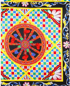 Dolce&Gabbana cotton cushion, Carretto Siciliano