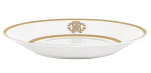 Talerz do zupy Roberto Cavalli Home, z kolekcji Silk (Gold)