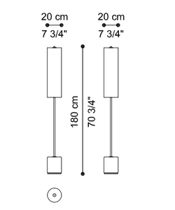Mojave floor lamp by Roberto Cavalli Home Interiors 
