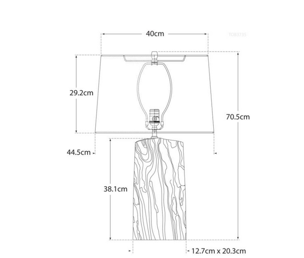 Lampa stołowa Thomas O'Brien Sierra Buffet marki Visual Comfort