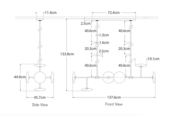 Calvino Large chandelier designed by Ian K.Fowler by Visual Comfort